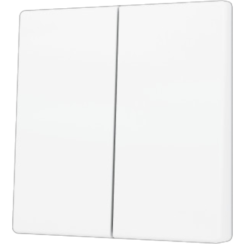 ZENNIO ZS55CSOFT24MW ZS55. Cover for Double KNX Soft push button 55x55