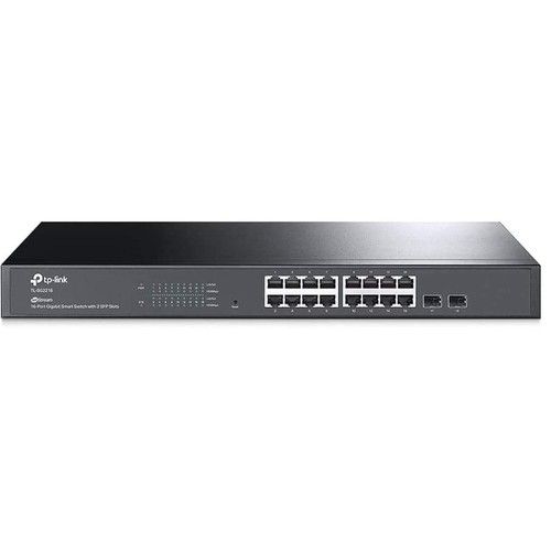 TP LINK SG2218 16 SWITCH SOCKET + 2 SFP SLOTS