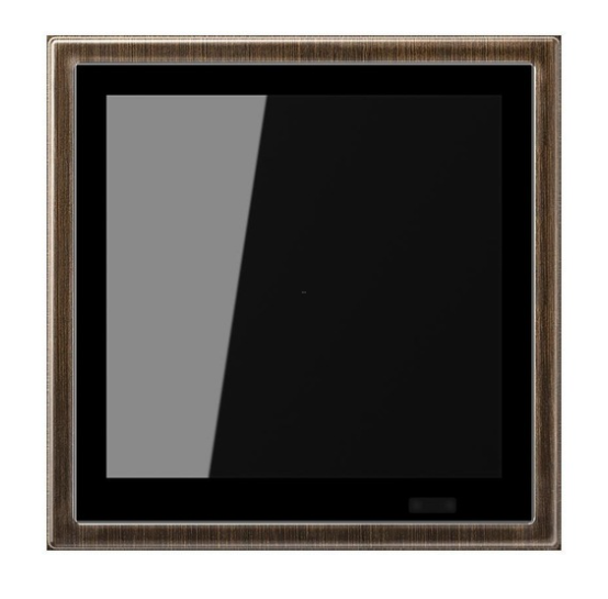JUNG ME459D1SAT KNX LS TOUCH environmental controller with single plate