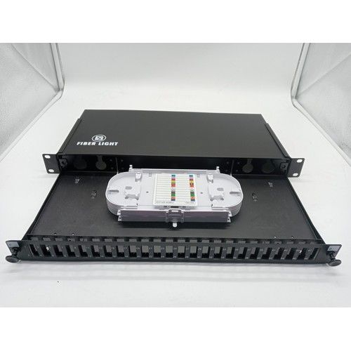 WP RACK WPC-APP-FP8LCD Front panel for preterminated fibers LC/dx-SC/sx 8