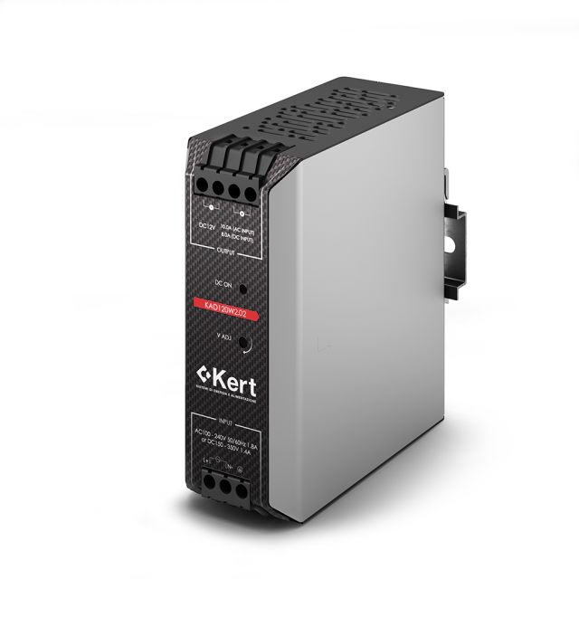 KERT KAD120W2.02 24Vdc 5A. 120W Parallelable Industrial Power Supply
