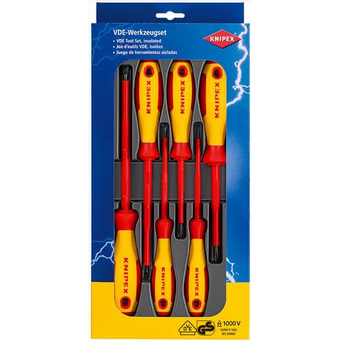 KNIPEX 00 20 12 V01 Set di 6 giraviti 1000V