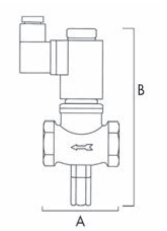 TECNOCONTROL VR650Ex 2 inch NC manual reset solenoid valve 230Vca ATEX