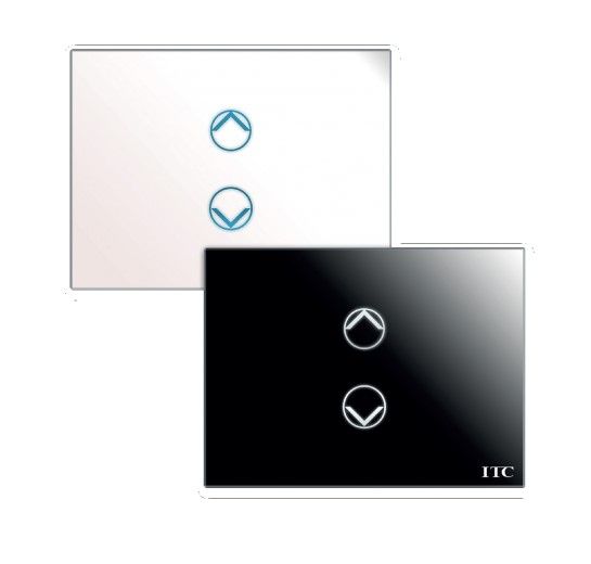 ITC AUDIO 6700-162000 PCT-T Roller shutter control panel 2 touch controls