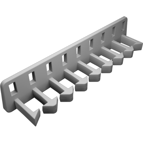 ZENNIO ZACCOMB Cable comb for up to 8 cables.