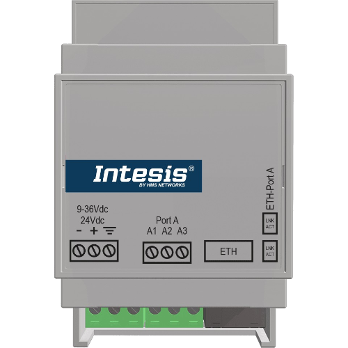 INMBSOCP0200100 Intesis Gateway OCPP a Modbus TCP e RTU — Fino a 20 Punti di Ricarica EV con 7 Connettori Ciascuno — Configurazione tramite Intesis MAPS
