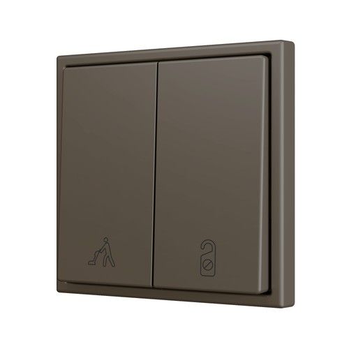 ZENNIO ZS702PB2MC ZS70. Double Soft push button for 2 binary inputs