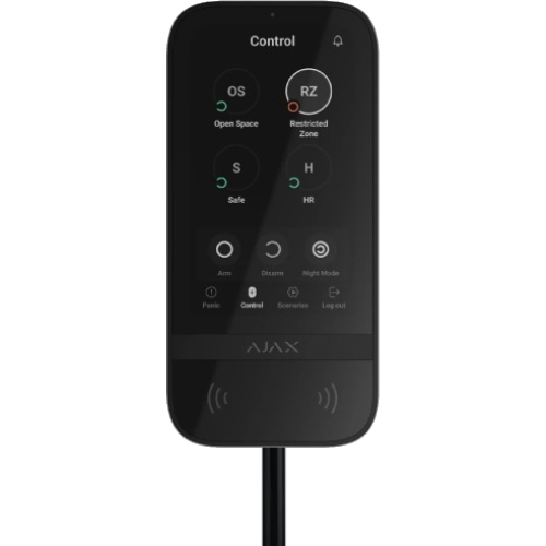 143607 Ajax Superior KeyPad TouchScreen Fiber ASP black
