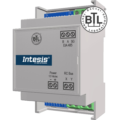 INTESIS IN485MHI001R000 Mitsubishi Heavy Industries FD and VRF systems at BACnet MS/TP interface - 1 unit