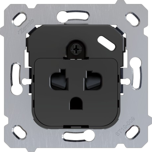 ZENNIO ZSIEUASC ZS55. Euro-American socket insert - without safety