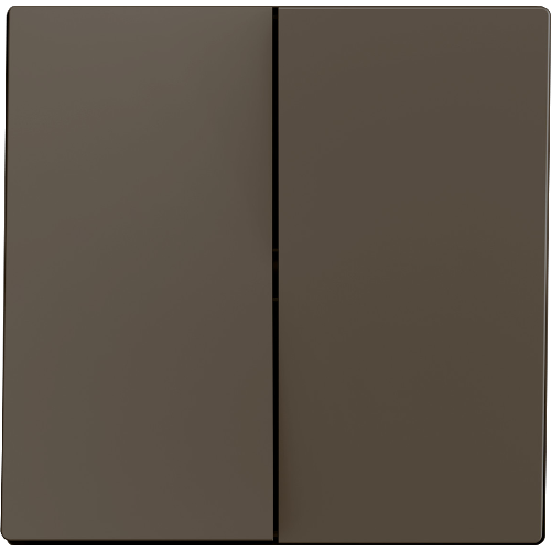 ZENNIO 830001903 ZS55. Double switch cover 55x55 mm - Mocha