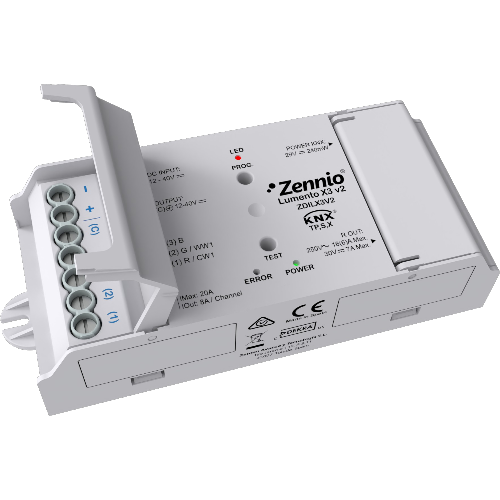 ZENNIO ZDILX3V2 LumentoX3 V2 LED RGB contr. 3can.