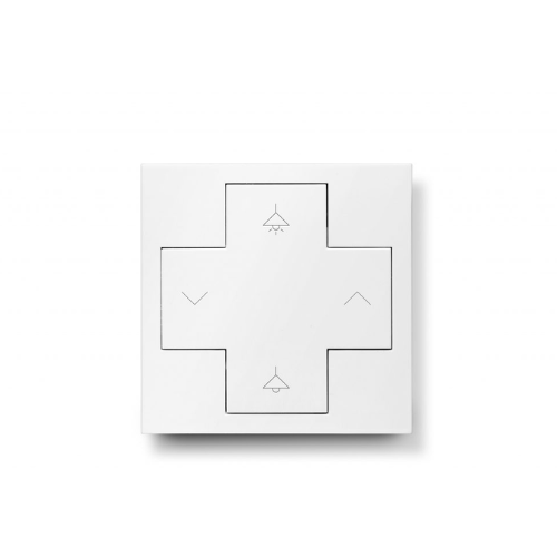 LUNATONE 86459793-W16-NFC configurable 4 button switch plate white RAL9016,