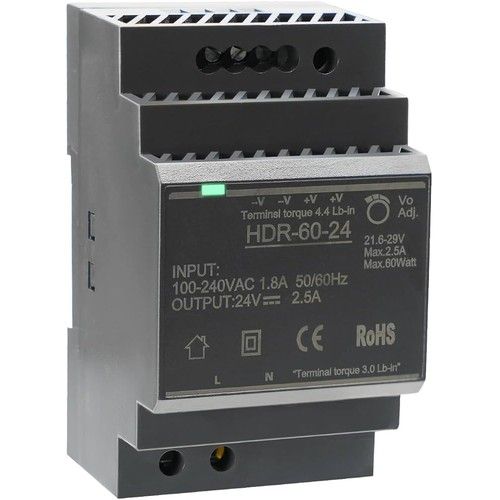 MARSS MH-A3012-D Alimentatore 12Vdc 3A in contenitore guida DIN
