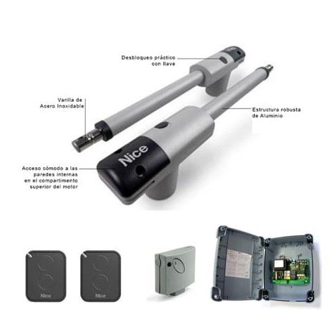 NICE TOO3024KLT Automation kit for swing gates with 3m leaves