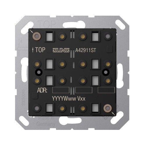 JUNG 42911ST Modulo per sensore a tasti KNX con acc. bus integr