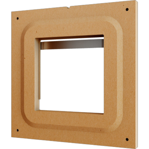 ZENNIO ZACFLFT Accessory for dry-wall flush mounting for Flat X