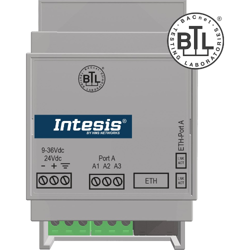 INBACRTR0320000 Intesis Router BACnet MS/TP a BACnet IP — Fino a 32 Dispositivi MS/TP — Supporto BBMD
