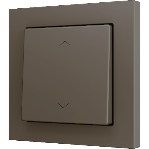 ZENNIO ZS551PB2SHM ZS55. Simple Soft push button for 2 binary inputs