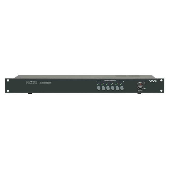 PASO P8236 6-zone slave voice/music control unit