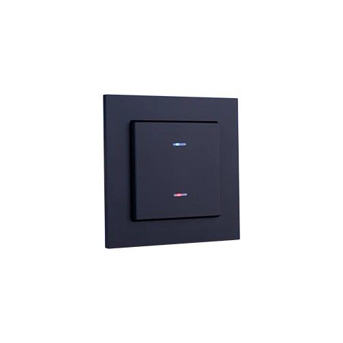 WEINZIERL 5521 Single rocker black with state indicator
