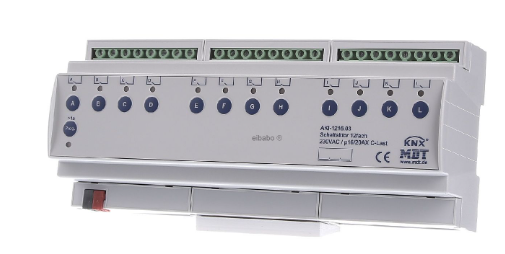 MDT AKI-1216.04 Attuatore di commutazione 12 volte per automazione domestica KNX AKI-1216.04