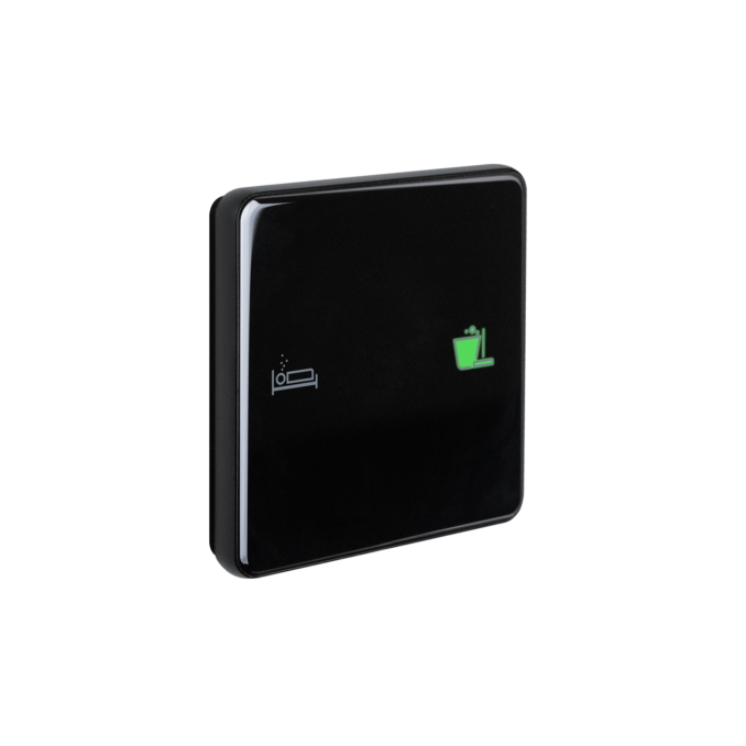 ELSNER 71332 KNX eTR DND/MUR Switch, jet black RAL 9005