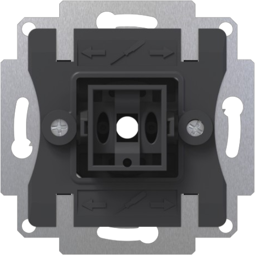 ZENNIO 8300031 ZS55. Single two-way rocker switch insert 10 AX /