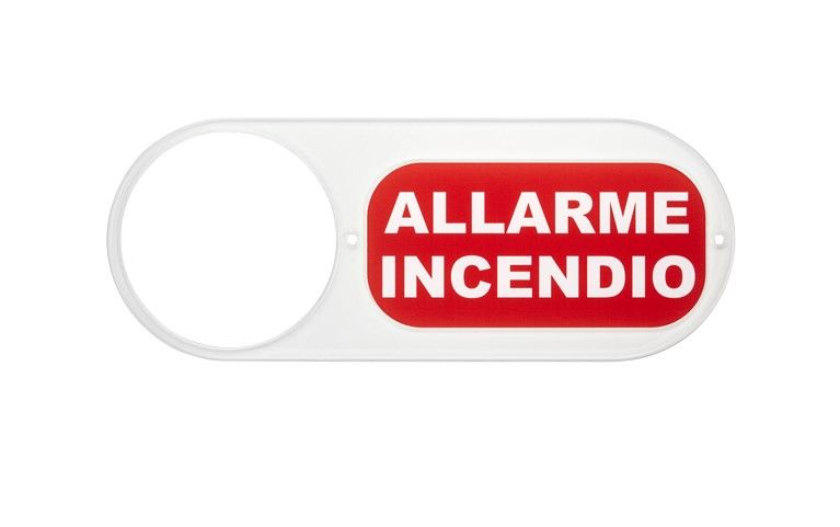 ELKRON FIRE 80FH6800123 PLEXI FIRE ALARM plexiglass panel