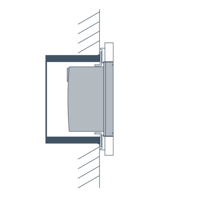 ELSNER 71800 Cala 101 T KNX sec, white RAL 9010