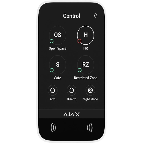 AJAX 58454 KeyPad TouchScreen ASP black