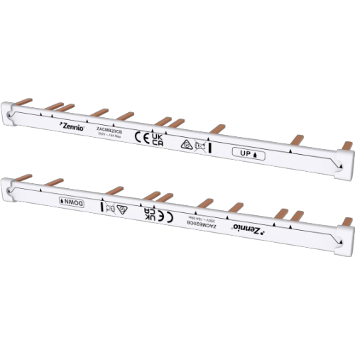 ZENNIO ZACMB20CB Comb busbar for MAXinBOX 20 - Up and down comb