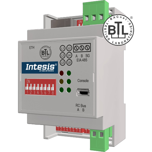 INTESIS INBACHIT001R000 Hitachi Comm. &amp; VRF units to BACnet IP/MSTP Interface - 1 unit
