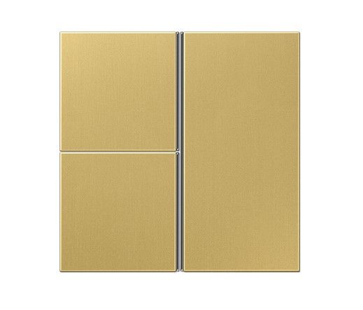 JUNG ME2403TSAC Copritasto per modulo sensore 3 canali- mod. LS990- ottone classico