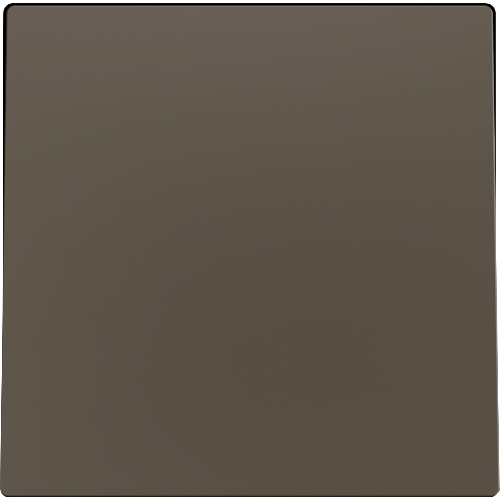 ZENNIO 830001703 ZS55. Single switch cover 55x55 mm - Mocha