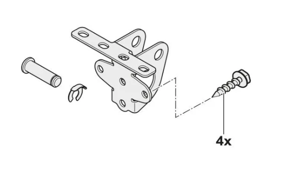 SOMMER Y1650V000 Door panel adapter