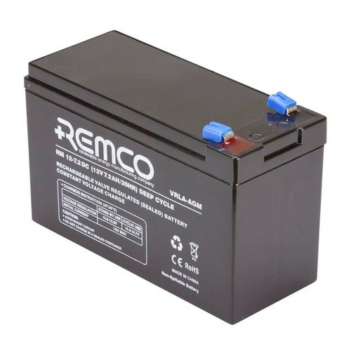 REMCO RMX 7.2-12 Batteria 12V 7,2Ah