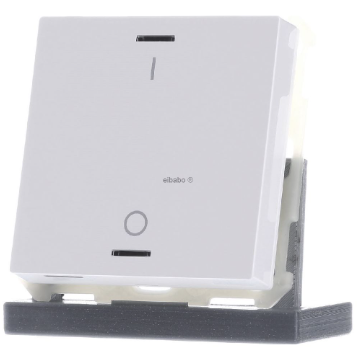 MDT BE-TAL63T1.B1 KNX Button Light 63 1-fold, RGBW, with temperature sensor, glossy studio white