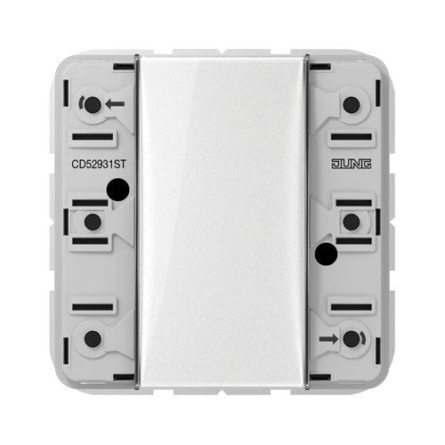 JUNG CD52931ST Modulo sens. a tasti F50 KNX Secure universale, 3