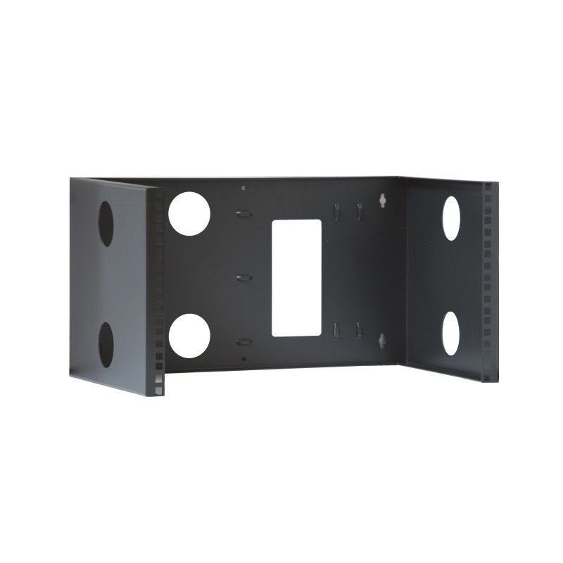 WP RACK WPN-ROA-04603-BU OPEN FRAME WALL MOUNT RACK 19 4U BLACK RAL 9005"