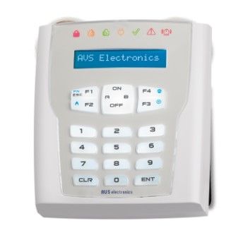 AVS ELECTRONICS 1111120 A500 PLUS Smart LCD Keyboard with Audio and NFC Reader, White Color