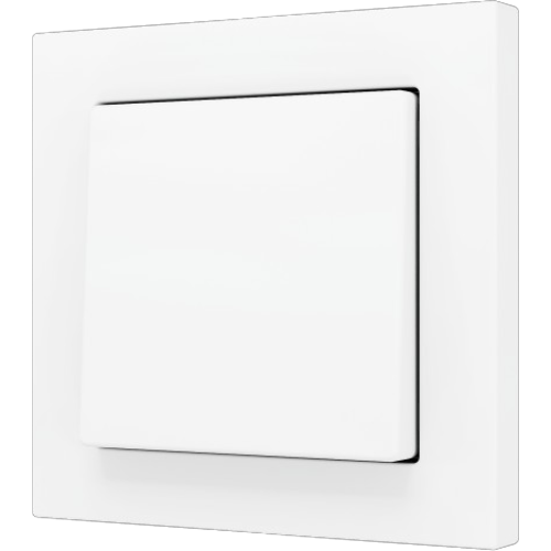 ZENNIO ZS551PB2MW ZS55. Simple Soft push button for 2 binary inputs