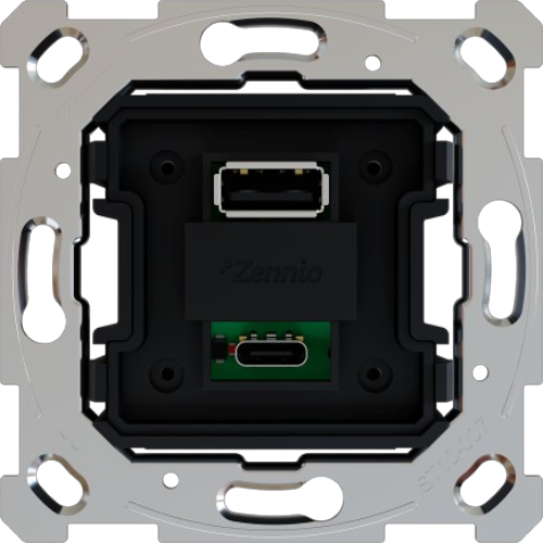 ZENNIO ZSI2UCA Modulo doppio USB-C,A per ZS55