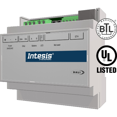 INTESIS INBACDAL0640500 IP server gateway from DALI-2 to BACnet - 1 channel