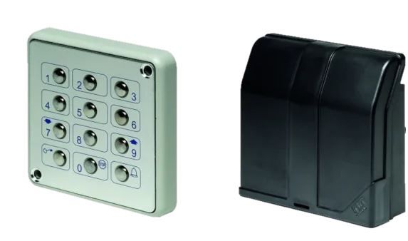 DOMOTIME ACIKWU2 Backlit keypad, vandal-proof metal, IP 65, complete with two-channel decoding card