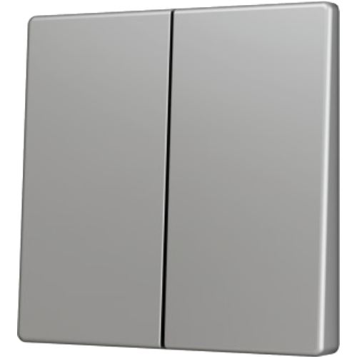 ZENNIO ZS55CSOFT22S ZS55. Cover for Double KNX Soft push button 55x55