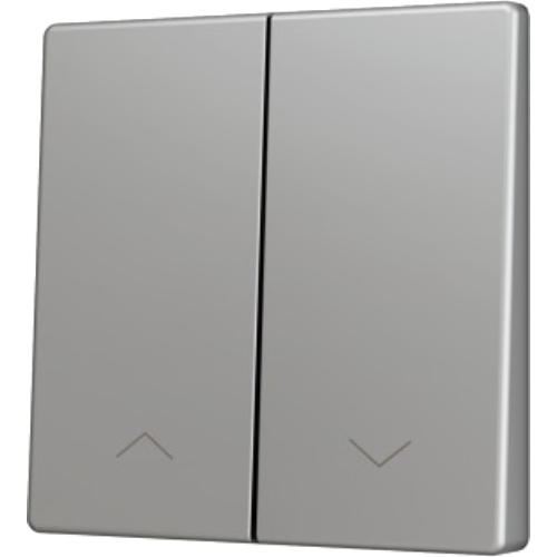 ZENNIO ZS55CSOFT22SHS ZS55. Cover for Double KNX Soft push button 55x55