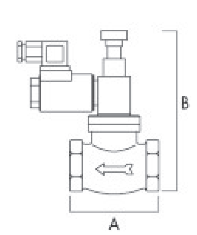 TECNOCONTROL VR520 Manual reset solenoid valve 230V NA 1 inch