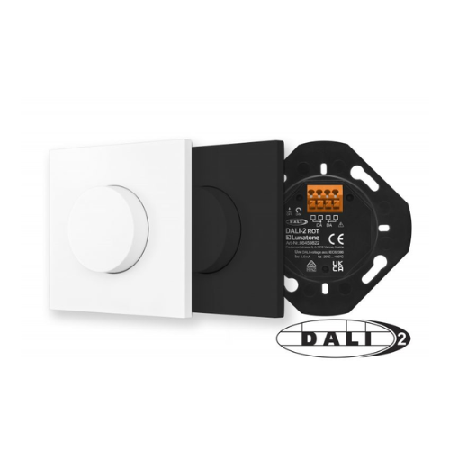 LUNATONE 86459822-NFC-CH rotary dimmer with push button controller, NFC con
