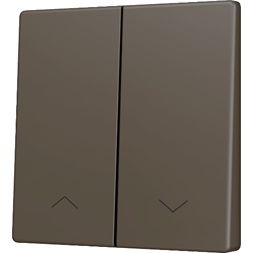 ZENNIO ZS55CSOFT22SHM ZS55. Cover for Double KNX Soft push button 55x55